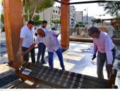 محافظ الأقصر يوجه بإجراء أعمال صيانة البرجولات والمقاعد بكورنيش النيل