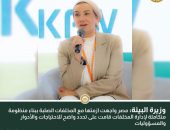 وزيرة البيئة تفتتح الجلسة الحوارية “إعادة النظر في المخلفات البلدية الصلبة في مصر ابتكارات من أجل اقتصاد دائري”