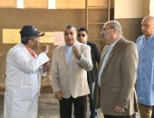 ” وزير الدولة للإنتاج الحربى ”  يقوم بجولة تفقدية مفاجئة لشركة حلوان للصناعات غير الحديدية