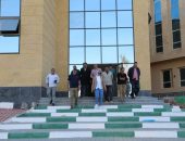 نائب محافظ الوادي الجديد تتابع الاستعدادات النهائية لمعرض الوادي الجديد الزراعي