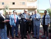 محافظ الفيوم يفتتح محطة صرف صحي دفنو