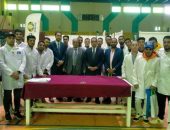 رحلة علمية لطلاب قسم وقاية النبات كلية زراعة الأزهر بأسيوط إلى المعرض الزراعي بجامعة جنوب الوادي