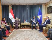 محافظ دمياط يستقبل المدير التنفيذي لهيئة فولبرايت ورئيس جامعة حورس ايذانًا بإطلاق ندوة للتعريف بمبادرة الكليات المجتمعية