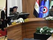 الفريق أحمد خليفة رئيس أركان حرب القوات المسلحة يشهد إختبارات كشف الهيئة للطلبة المتقدمين للإلتحاق بمعهد ضباط الصف المعلمين والمعاهد الصحية .