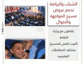 الشباب والرياضة تدعم عروض مسرح المواجهة والتجوال بالتعاون مع وزارة الثقافة ( البيت الفني للمسرح ) بمختلف المحافظات