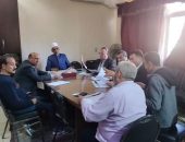 فضيلة الشيخ فواز عبادي رئيس الإدارة المركزية لمنطقة القاهرة الأزهريّة يجتم  باللجنة المكلفة لتلقي طلبات المتقدمين للعمل بالحصة بالمعاهد الازهرية لمنطقة القاهرة الأزهريّة