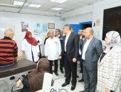 محافظ الجيزة يتفقد مستشفى إمبابة العام للتأكد من تواجد الاطقم الطبية خلال النوبتجيات المسائية