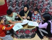 ورش فنية في احتفالات ثقافة شمال سيناء بعيد الطفولة