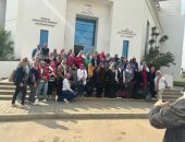 الجيزة تنظم  زيارة لإعضاء جمعية البدر الظاهر من محاربات السرطان إلي مركز توثيق التراث الحضاري بالقرية الذكية