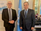 المندوب الدائم لمصر في جنيف يلتقي المفوض السامي لحقوق الإنسان