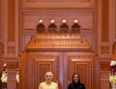 السيدة الجليلة وحرم فخامة الرئيس المصري تزوران دار الأوبرا السلطانية
