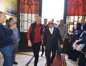 محافظ بورسعيد يتوجه للمدرسة للوقوف على تداعيات الحادث والاطمئنان على الطالبات بالمدرسة