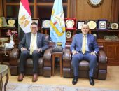 ‏محافظ كفرالشيخ يستقبل وفد لجنة الزراعة والري والأمن الغذائي بمجلس النواب