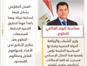 وزير الشباب والرياضة:  الدولة المصرية وقيادتها السياسية الحكيمة تؤمن بأهمية هذا المجال الإنساني، فسخرت له كافة الإمكانات لتنظيمه، وتعزيز ثقافته