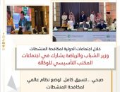 وزير الشباب والرياضة يشارك في اجتماعات المكتب التأسيسي للوكالة