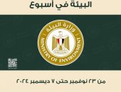 بالإنفوجراف…. الحصاد الأسبوعى لأنشطة وزارة البيئة خلال الفترة من ٢٣ نوفمبر حتى ٧ ديسمبر ٢٠٢٤ :