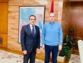 سفير مصر لدى بلجراد يلتقي بوزير الصحة الصربي