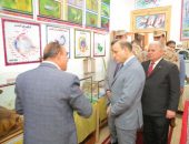 محافظ كفرالشيخ يزور متحف الأحياء بالمدرسة الثانوية الزراعية العسكرية المشتركة