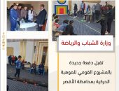 وزارة الشباب والرياضة تقبل دفعة جديدة بالمشروع القومي للموهبة الحركية بمحافظة الأقصر