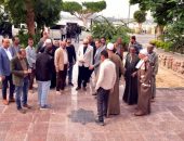 محافظ الأقصر يعلن عن تنفيذ خطة لتطوير منطقة شرق السكة.. عماره تابع اعمال تطوير ساحة مسجد السيد يوسف وتجميل شوارع معبد الكرنك