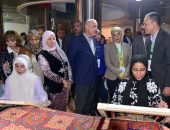 محافظ الأقصر يفتتح معرض الحرف اليدوية والتراثية بمكتبة مصر العامة