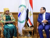 رئيس التنظيم والإدارة يستقبل المقررة الخاصة بمصر فى اللجنة الافريقية لحقوق الانسان والشعوب ويطلعها على التجربة المصرية في الإصلاح الإداري
