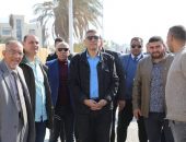 محافظ الجيزة يتفقد أعمال التطوير بمحيط المتحف المصري الكبير والطرق المؤدية إليه