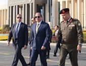 السيد الرئيس عبد الفتاح السيسى رئيس الجمهورية القائد الأعلى للقوات المسلحةيشهد اختبارات كشف الهيئة للطلبة المتقدمين للإلتحاق بالأكاديمية العسكرية المصرية والكليات العسكرية