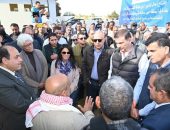 الدكتور سويلم يتفقد أعمال تطوير الرى بمنطقة إستصلاح غرب سمالوط بالمنيا والمنفذة ضمن أنشطة مشروع “الاستثمارات الزراعية المستدامة” SAIL