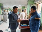 رئيس جهاز بني سويف الجديدة يتفقد سير العمل بالمركز التكنولوجي لخدمة المواطنين بالجهاز