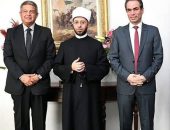 رئيس المجلس الأعلى للإعلام يستقبل وزير الأوقاف بحضور رئيس الوطنية للإعلام