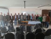 فضيلة الدكتور عبد العزيز أبو خزيمة، رئيس الإدارة المركزية لمنطقة الإسكندرية الأزهرية يتفقد  قاعات التدريب في حضور الأستاذ عادل قطب، مدير عام التدريب وتنمية المهارات بمشيخة الأزهر