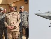 الفريق أول / عبدالمجيد صقر القائد العام للقوات المسلحة وزير الدفاع والإنتاج الحربى يتفقد إحدى القواعد الجوية ويلتقى عدد من مقاتلى القوات الجوية ..