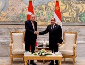 السيد الرئيس عبد الفتاح السيسي،يلتقي بالرئيس التركي “رجب طيب أردوغان”، وذلك على هامش قمة الدول الثماني النامية للتعاون الاقتصادي، والتي تعقد بالعاصمة الإدارية الجديدة.