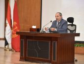 محافظ بورسعيد يعقد مؤتمرٱ صحفيٱ موسعا للإعلان عن مستجدات الموقف التنفيذي  في المشروعات بمختلف القطاعات بالمحافظة .