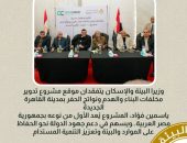 وزيرا البيئة والإسكان يتفقدان موقع مشروع تدوير مخلفات البناء والهدم ونواتج الحفر بمدينة القاهرة الجديدة