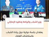 *وزير الشباب والرياضة ونظيره الإماراتي يعقدان جلسة حوارية حول ريادة الشباب واستكشاف الفضاء*