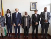 مقابلة السفير المصري في مابوتو مع وزيرة العمل والتأمين الاجتماعي الموزمبيقية