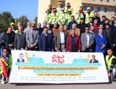 جامعة كفر الشيخ تطلق القافلة الطبية التوعوية التأهيلية الشامله بقرية الدوايده والقري المجاوره لها بمركز مطوبس ضمن المبادرة الرئاسية “بداية جديدة لبناء الإنسان” بالتعاون مع وزارة الشباب والرياضة