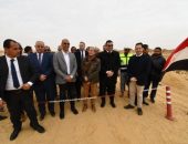 وزيرا الإسكان والبيئة يتفقدان موقع مشروع تدوير مخلفات البناء والهدم ونواتج الحفر بمدينة القاهرة الجديدة