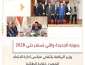 وزير الرياضة يلتقي مجلس ادارة الاتحاد المصري للكرة الطائرة