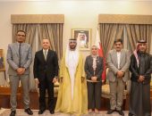 خلال لقائه سفيرة مملكة البحرين بالقاهرة: رئيس البرلمان العربي يشيد بدور ملك البحرين في تعزيز التضامن العربي