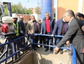 محافظ الجيزة: انتهاء الأعمال الإنشائية لمحطة رفع الصرف الصحي بقرية المنوات بأبو النمرس وقريباً التشغيل التجريبي لها بقدرة ٥٠ الف م٣ يومياً