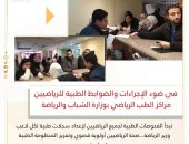 وزير الرياضة…صحة الرياضيين أولوية قصوي وتعزيز المنظومة الطبية لسلامتهم