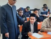 رئيس الإدارة المركزية لمنطقة القاهرة الأزهرية يتفقد  لجان إمتحانات معاهد البعوث الأسلامية.