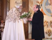 السيد الرئيس عبد الفتاح السيسي يشارك في احتفالات عيد الميلاد المجيد بكاتدرائية ميلاد المسيح بالعاصمة الإدارية الجديدة.