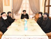 قداسة البابا يلتقي أساقفة عموم ووكيل البطريركية بالإسكندرية