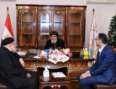 قداسة البابا يلتقي إدارة مستشفى الأنبا تكلا بالإسكندرية