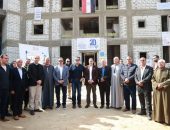 نائب رئيس الوزراء وزير الصحة ومحافظ المنوفية يتفقدان مشروع إنشاء مستشفى أشمون العام الجديد