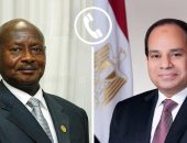 السيد الرئيس عبد الفتاح السيسي يلتقي  اتصالاً هاتفياً من الرئيس الأوغندي “يوري موسيفيني”.